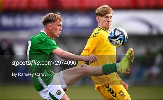 Republic of Ireland v Lithuania - UEFA U17 European Championships Round 1 Qualifier Republic of Ireland v Lithuania - UEFA U17 European Championships Round 1 Qualifier