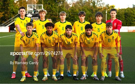 Republic of Ireland v Lithuania - UEFA U17 European Championships Round 1 Qualifier Republic of Ireland v Lithuania - UEFA U17 European Championships Round 1 Qualifier