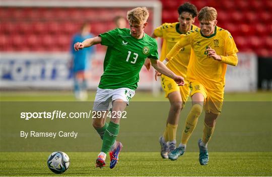 Republic of Ireland v Lithuania - UEFA U17 European Championships Round 1 Qualifier Republic of Ireland v Lithuania - UEFA U17 European Championships Round 1 Qualifier