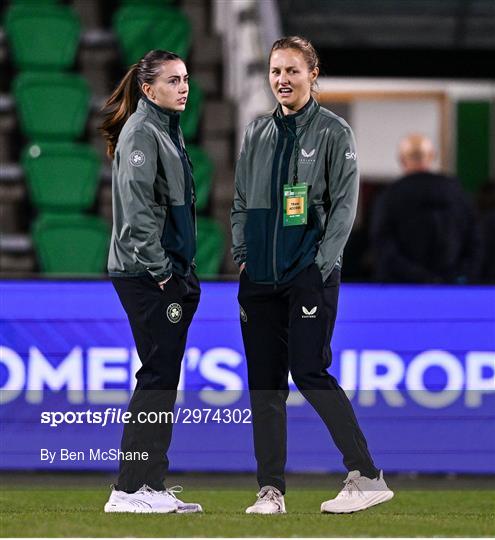 Republic of Ireland v Georgia - UEFA Women's EURO 2025 Play-Off Round 1 Second Leg Republic of Ireland v Georgia - UEFA Women's EURO 2025 Play-Off Round 1 Second Leg