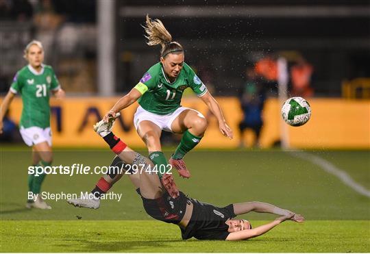 Republic of Ireland v Georgia - UEFA Women's EURO 2025 Play-Off Round 1 Second Leg Republic of Ireland v Georgia - UEFA Women's EURO 2025 Play-Off Round 1 Second Leg