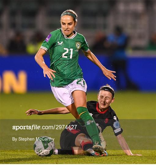 Republic of Ireland v Georgia - UEFA Women's EURO 2025 Play-Off Round 1 Second Leg Republic of Ireland v Georgia - UEFA Women's EURO 2025 Play-Off Round 1 Second Leg