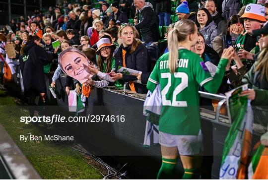 Republic of Ireland v Georgia - UEFA Women's EURO 2025 Play-Off Round 1 Second Leg Republic of Ireland v Georgia - UEFA Women's EURO 2025 Play-Off Round 1 Second Leg