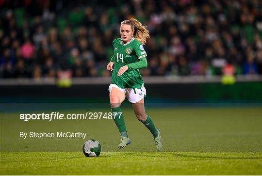 Republic of Ireland v Georgia - UEFA Women's EURO 2025 Play-Off Round 1 Second Leg Republic of Ireland v Georgia - UEFA Women's EURO 2025 Play-Off Round 1 Second Leg