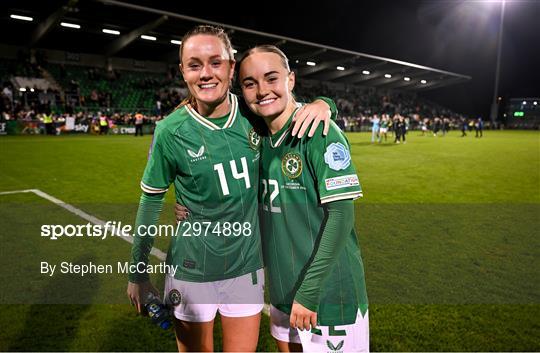 Republic of Ireland v Georgia - UEFA Women's EURO 2025 Play-Off Round 1 Second Leg Republic of Ireland v Georgia - UEFA Women's EURO 2025 Play-Off Round 1 Second Leg