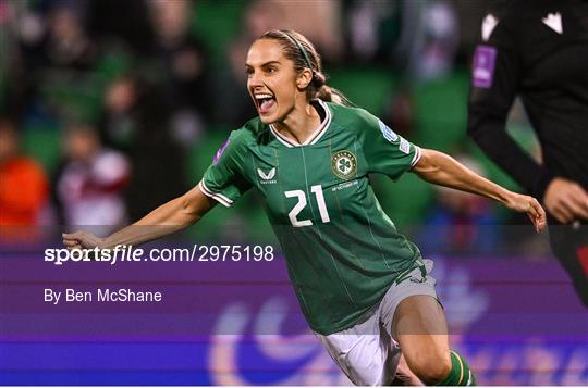 Republic of Ireland v Georgia - UEFA Women's EURO 2025 Play-Off Round 1 Second Leg Republic of Ireland v Georgia - UEFA Women's EURO 2025 Play-Off Round 1 Second Leg