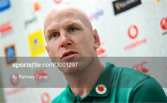 Ireland Rugby Squad Training and Media Conference Ireland Rugby Squad Training and Media Conference