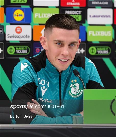Shamrock Rovers Press Conference and Training Session Shamrock Rovers Press Conference and Training Session