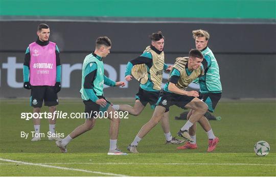 Shamrock Rovers Press Conference and Training Session Shamrock Rovers Press Conference and Training Session