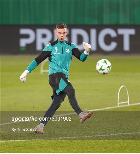 Shamrock Rovers Press Conference and Training Session