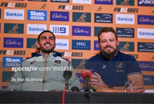 Australia Rugby Squad Training & Media Conference Australia Rugby Squad Training & Media Conference