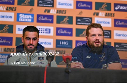 Australia Rugby Squad Training & Media Conference Australia Rugby Squad Training & Media Conference