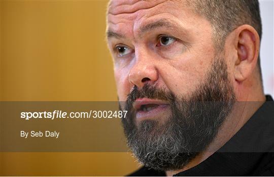 Ireland Rugby Media Conference Ireland Rugby Media Conference