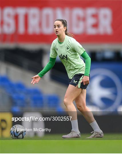Republic of Ireland Women Press Conference and Training Session