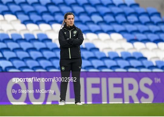 Republic of Ireland Women Press Conference and Training Session Republic of Ireland Women Press Conference and Training Session