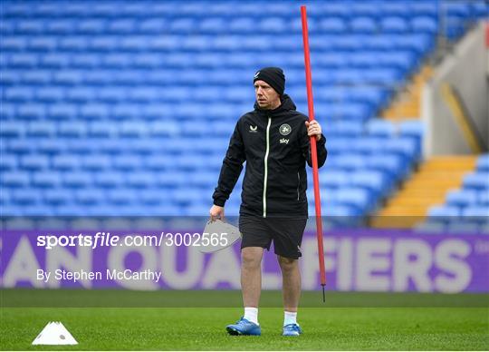 Republic of Ireland Women Press Conference and Training Session Republic of Ireland Women Press Conference and Training Session