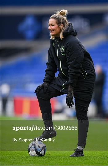 Republic of Ireland Women Press Conference and Training Session Republic of Ireland Women Press Conference and Training Session