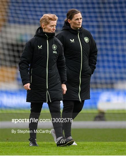 Republic of Ireland Women Press Conference and Training Session Republic of Ireland Women Press Conference and Training Session