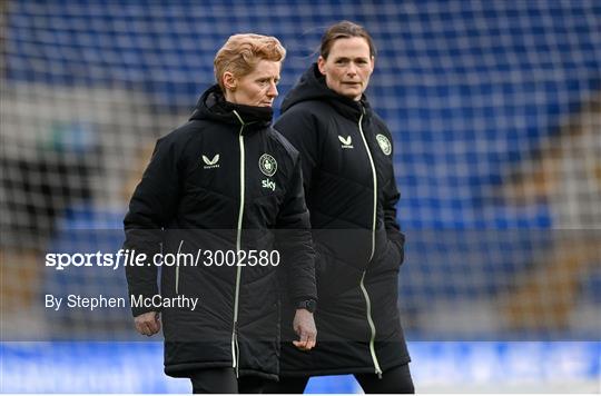 Republic of Ireland Women Press Conference and Training Session Republic of Ireland Women Press Conference and Training Session