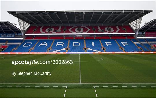 Wales v Republic of Ireland - UEFA Women's EURO 2025 Play-Off Round Two First Leg Wales v Republic of Ireland - UEFA Women's EURO 2025 Play-Off Round Two First Leg