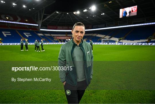 Wales v Republic of Ireland - UEFA Women's EURO 2025 Play-Off Round Two First Leg