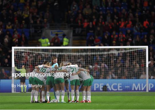 Wales v Republic of Ireland - UEFA Women's EURO 2025 Play-Off Round Two First Leg Wales v Republic of Ireland - UEFA Women's EURO 2025 Play-Off Round Two First Leg