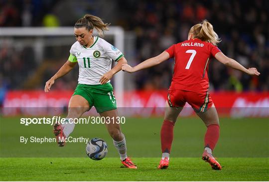 Wales v Republic of Ireland - UEFA Women's EURO 2025 Play-Off Round Two First Leg