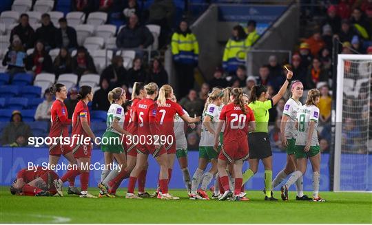 Wales v Republic of Ireland - UEFA Women's EURO 2025 Play-Off Round Two First Leg Wales v Republic of Ireland - UEFA Women's EURO 2025 Play-Off Round Two First Leg