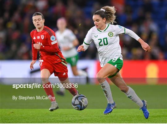 Wales v Republic of Ireland - UEFA Women's EURO 2025 Play-Off Round Two First Leg Wales v Republic of Ireland - UEFA Women's EURO 2025 Play-Off Round Two First Leg