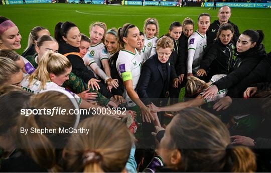 Wales v Republic of Ireland - UEFA Women's EURO 2025 Play-Off Round Two First Leg Wales v Republic of Ireland - UEFA Women's EURO 2025 Play-Off Round Two First Leg