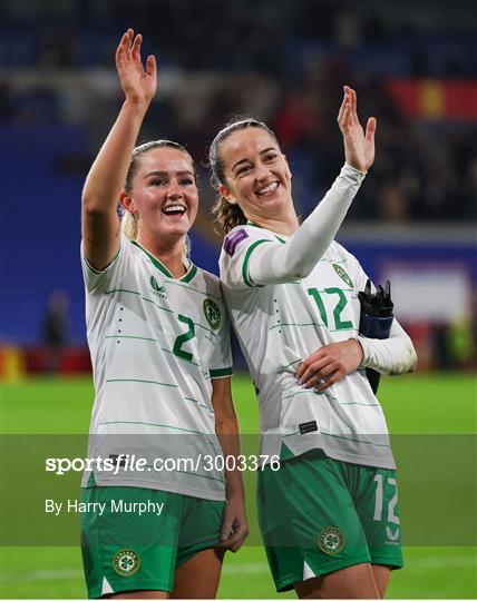 Wales v Republic of Ireland - UEFA Women's EURO 2025 Play-Off Round Two First Leg Wales v Republic of Ireland - UEFA Women's EURO 2025 Play-Off Round Two First Leg