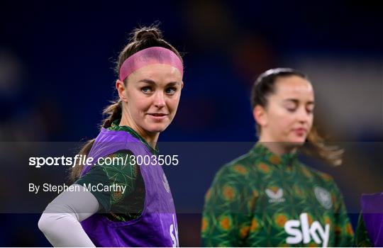 Wales v Republic of Ireland - UEFA Women's EURO 2025 Play-Off Round Two First Leg Wales v Republic of Ireland - UEFA Women's EURO 2025 Play-Off Round Two First Leg