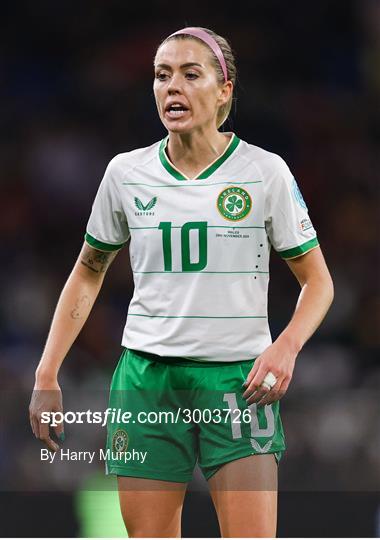 Wales v Republic of Ireland - UEFA Women's EURO 2025 Play-Off Round Two First Leg Wales v Republic of Ireland - UEFA Women's EURO 2025 Play-Off Round Two First Leg