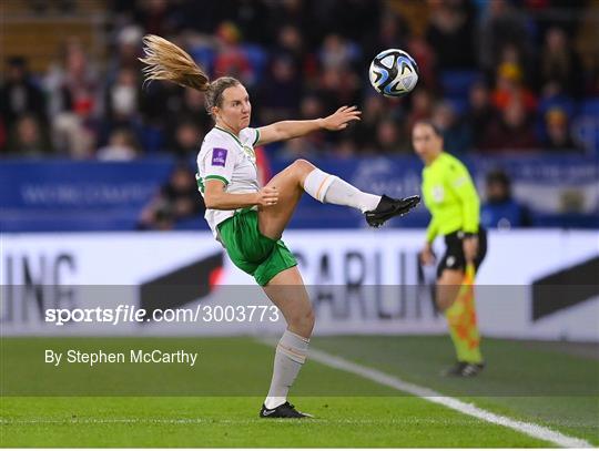 Wales v Republic of Ireland - UEFA Women's EURO 2025 Play-Off Round Two First Leg Wales v Republic of Ireland - UEFA Women's EURO 2025 Play-Off Round Two First Leg