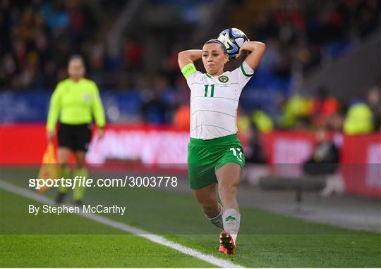 Wales v Republic of Ireland - UEFA Women's EURO 2025 Play-Off Round Two First Leg Wales v Republic of Ireland - UEFA Women's EURO 2025 Play-Off Round Two First Leg