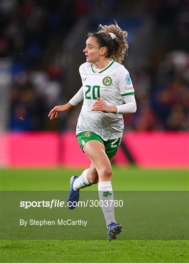 Wales v Republic of Ireland - UEFA Women's EURO 2025 Play-Off Round Two First Leg Wales v Republic of Ireland - UEFA Women's EURO 2025 Play-Off Round Two First Leg