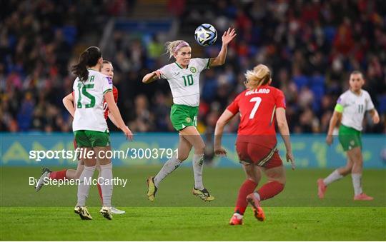 Wales v Republic of Ireland - UEFA Women's EURO 2025 Play-Off Round Two First Leg Wales v Republic of Ireland - UEFA Women's EURO 2025 Play-Off Round Two First Leg