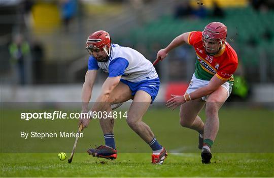 Carlow v Waterford - Allianz Hurling League Division 1B Carlow v Waterford - Allianz Hurling League Division 1B