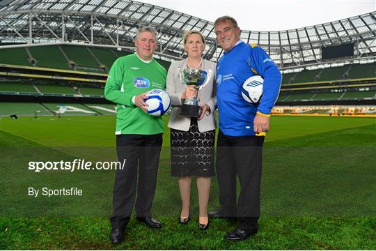 Launch of Oireachtas v Journalists ESB Charity Challenge 2013