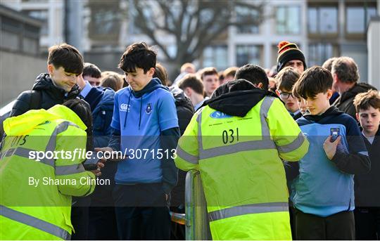 St Michael's College v Clongowes Wood College - Bank of Ireland Leinster Rugby Boys Schools Junior Cup Semi-Final St Michael's College v Clongowes Wood College - Bank of Ireland Leinster Rugby Boys Schools Junior Cup Semi-Final