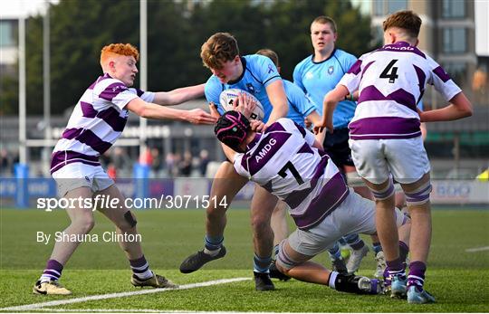 St Michael's College v Clongowes Wood College - Bank of Ireland Leinster Rugby Boys Schools Junior Cup Semi-Final St Michael's College v Clongowes Wood College - Bank of Ireland Leinster Rugby Boys Schools Junior Cup Semi-Final