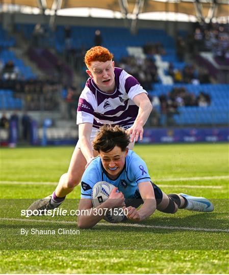 St Michael's College v Clongowes Wood College - Bank of Ireland Leinster Rugby Boys Schools Junior Cup Semi-Final St Michael's College v Clongowes Wood College - Bank of Ireland Leinster Rugby Boys Schools Junior Cup Semi-Final