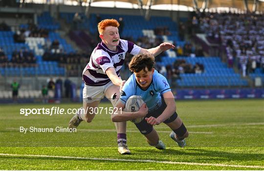 St Michael's College v Clongowes Wood College - Bank of Ireland Leinster Rugby Boys Schools Junior Cup Semi-Final St Michael's College v Clongowes Wood College - Bank of Ireland Leinster Rugby Boys Schools Junior Cup Semi-Final