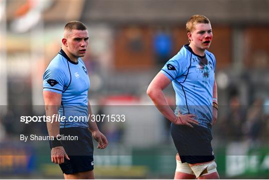 St Michael's College v Clongowes Wood College - Bank of Ireland Leinster Rugby Boys Schools Junior Cup Semi-Final St Michael's College v Clongowes Wood College - Bank of Ireland Leinster Rugby Boys Schools Junior Cup Semi-Final