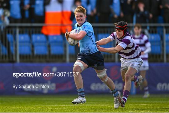 St Michael's College v Clongowes Wood College - Bank of Ireland Leinster Rugby Boys Schools Junior Cup Semi-Final St Michael's College v Clongowes Wood College - Bank of Ireland Leinster Rugby Boys Schools Junior Cup Semi-Final
