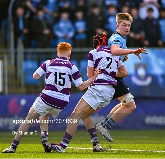 St Michael's College v Clongowes Wood College - Bank of Ireland Leinster Rugby Boys Schools Junior Cup Semi-Final St Michael's College v Clongowes Wood College - Bank of Ireland Leinster Rugby Boys Schools Junior Cup Semi-Final