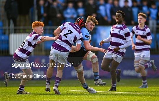 St Michael's College v Clongowes Wood College - Bank of Ireland Leinster Rugby Boys Schools Junior Cup Semi-Final St Michael's College v Clongowes Wood College - Bank of Ireland Leinster Rugby Boys Schools Junior Cup Semi-Final