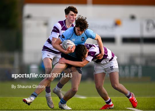 St Michael's College v Clongowes Wood College - Bank of Ireland Leinster Rugby Boys Schools Junior Cup Semi-Final St Michael's College v Clongowes Wood College - Bank of Ireland Leinster Rugby Boys Schools Junior Cup Semi-Final