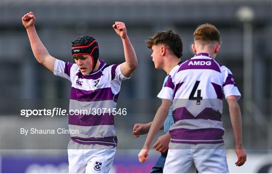 St Michael's College v Clongowes Wood College - Bank of Ireland Leinster Rugby Boys Schools Junior Cup Semi-Final St Michael's College v Clongowes Wood College - Bank of Ireland Leinster Rugby Boys Schools Junior Cup Semi-Final