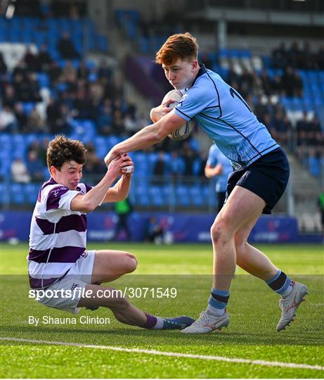 St Michael's College v Clongowes Wood College - Bank of Ireland Leinster Rugby Boys Schools Junior Cup Semi-Final St Michael's College v Clongowes Wood College - Bank of Ireland Leinster Rugby Boys Schools Junior Cup Semi-Final